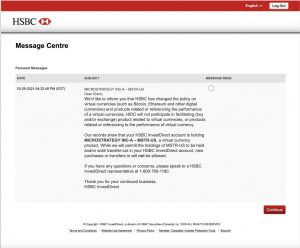 سهام مایکرو استراتژی در لیست سیاه ششمین بانک بزرگ دنیا