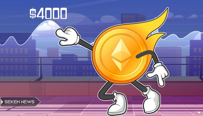 شکستن سطح 4 هزار دلار توسط اتریوم